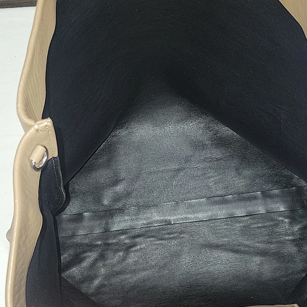 Theory Taupe Soft Leather Tote Bag